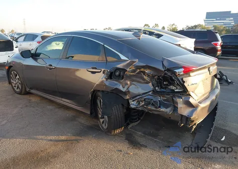 2017 Honda Civic Ex from USA, damaged, VIN 2HGFC2F72HH503488